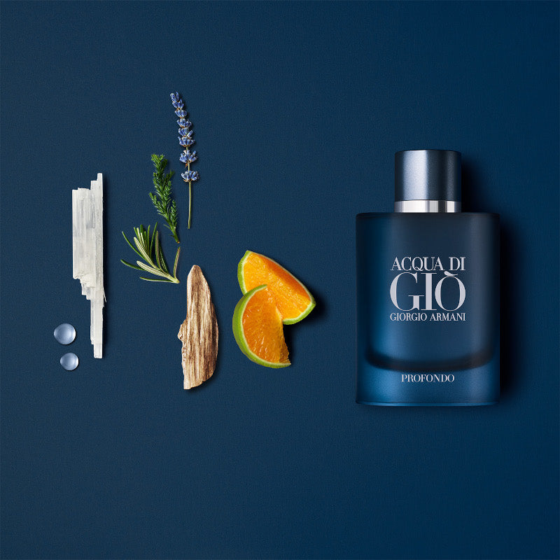 Acqua Di Gio' Pour Homme Profondo Confezione 40 ML Eau de Parfum + 75 ML Gel Doccia + 75 ML Latte Corpo