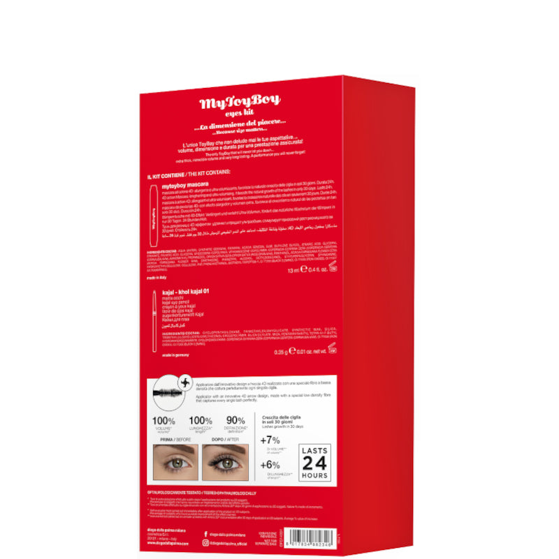 Mascara My Toy Boy Kit Mascara My Toy Boy N. 151 Black + Matita Occhi Kajal N. 01 Black