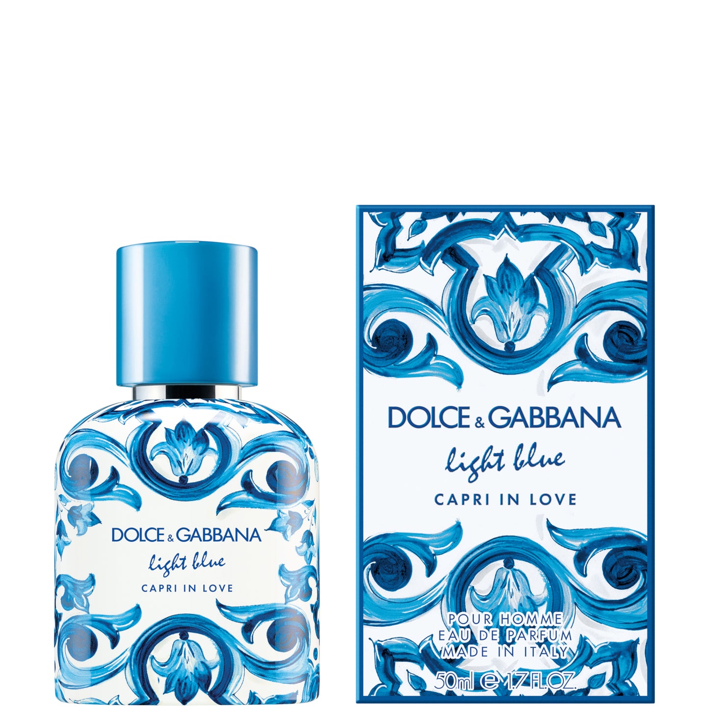 Light Blue Capri In Love Pour Homme Eau de Parfum New