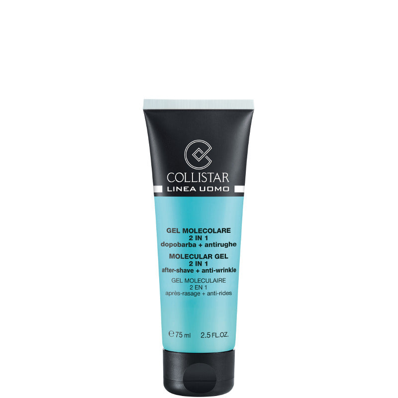 Gel Molecolare 2 in 1 Dopobarba + Antirughe Uomo 75 ml