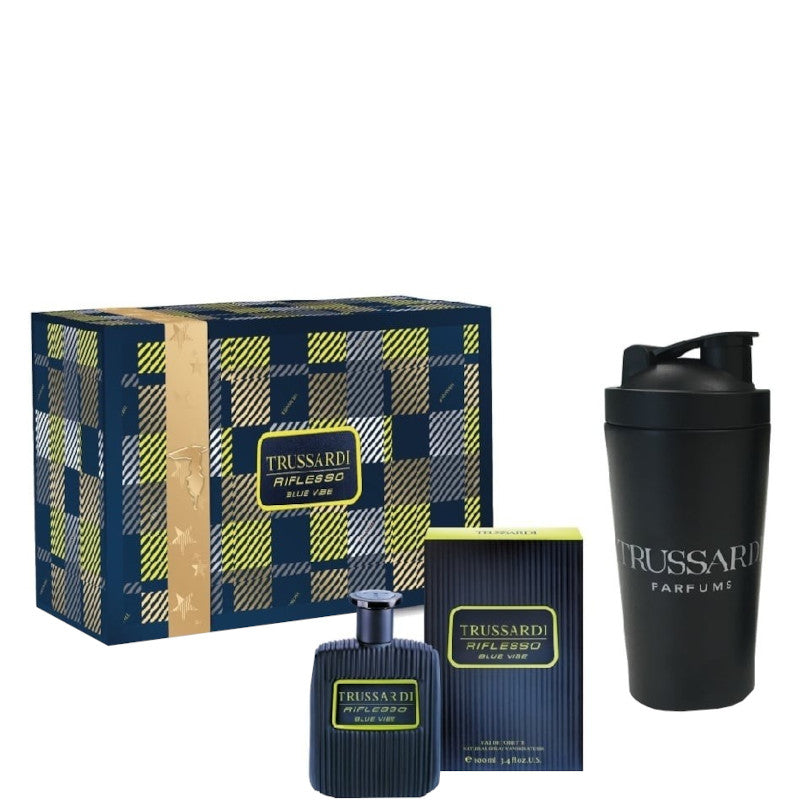 Riflesso Blue Vibes Confezione 100 ML Eau de Toilette + Trussardi Sport Bottle