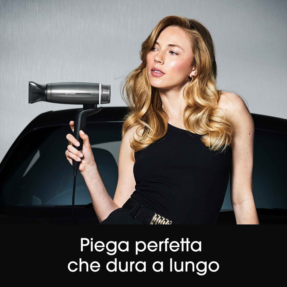 ghd Speed - asciugacapelli professionale nero metallizzato