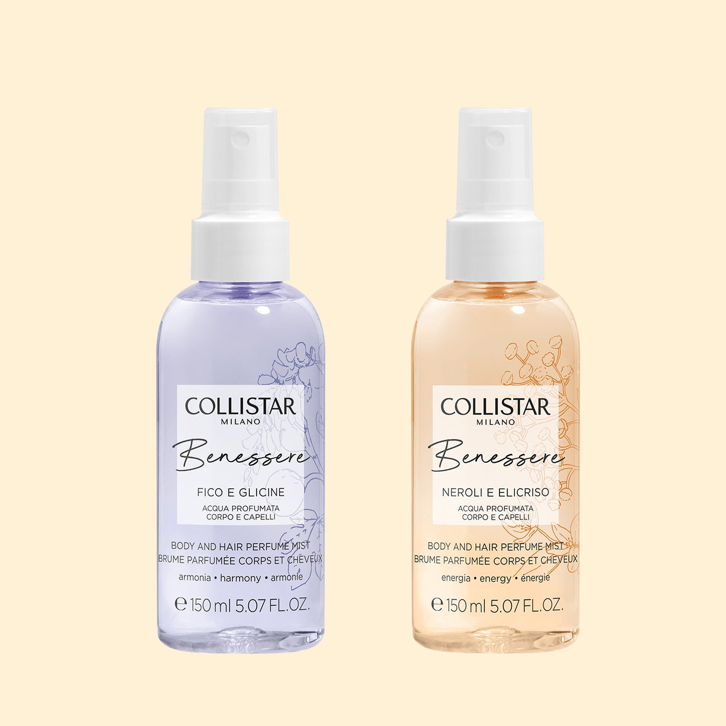 Benessere Neroli e Elicriso Acqua Profumata Corpo e Capelli