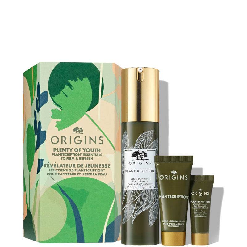 Origins PLENTY OF YOUTH 50 ML Siero Viso + 15 ML Crema Viso + 5 ML Crema Occhi
