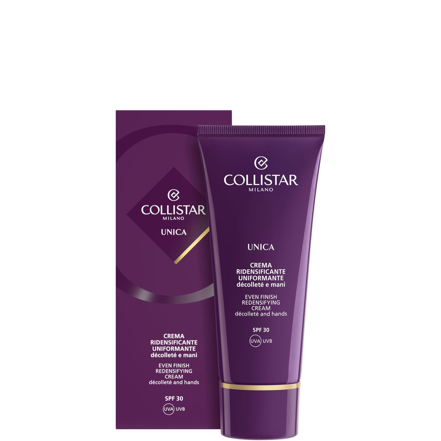 Unica Crema Ridensificante Uniformante Décolleté e Mani