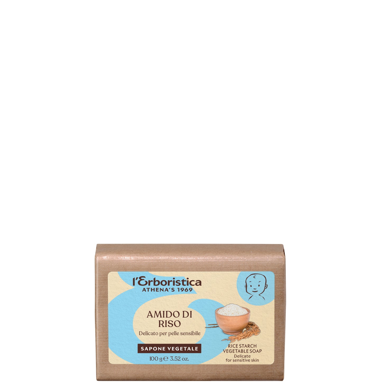 L'Erboristica Amido di Riso Sapone Vegetale
