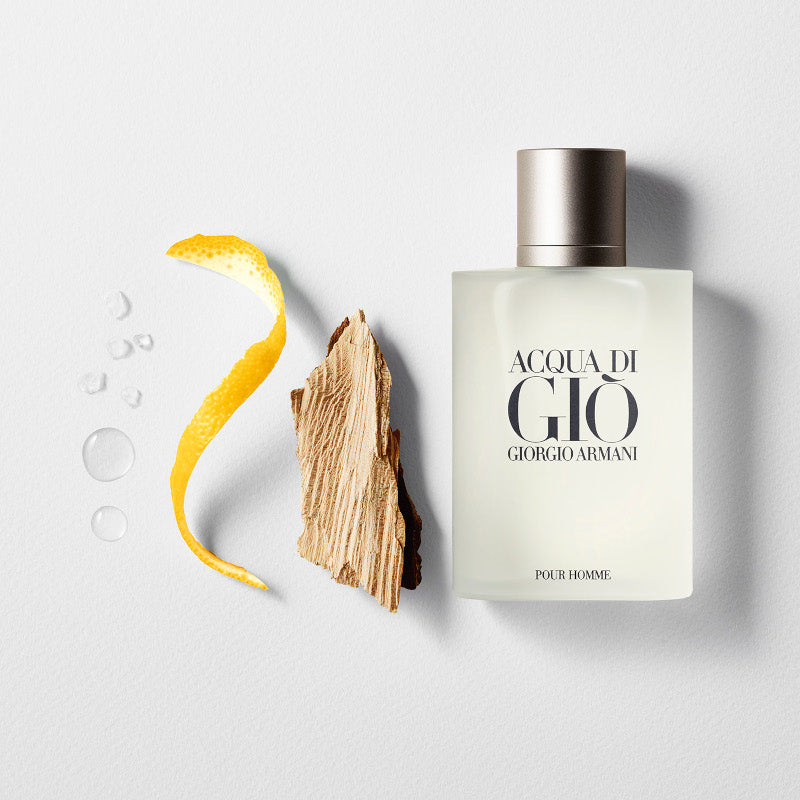 Acqua Di Gio' Pour Homme Confezione 100 ML Eau de Toilette + 15 ML Travel Spray eau de Toilette + 75 ML Gel Doccia