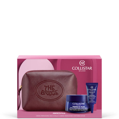 Perfecta Plus Crema Perfezione Viso e Collo Confezione THE BRIDGE 50 ML Crema Viso Giorno + 5 ML Contorno Occhi + Beauty Bag The Bridge