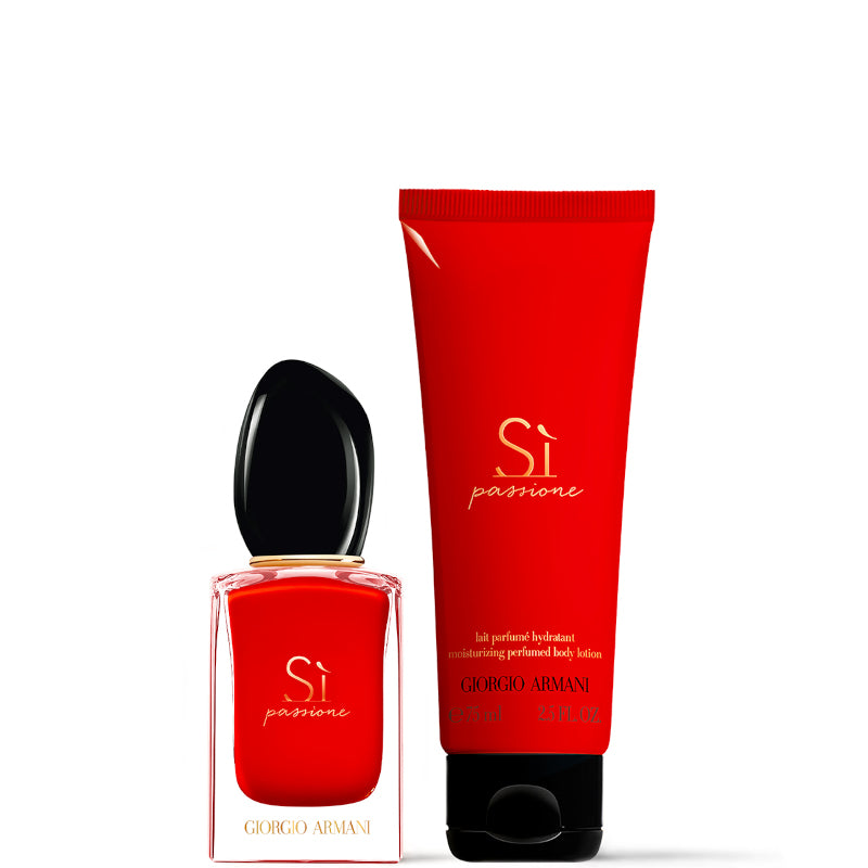 Armani Si Passione Cofanetto 30 ML Eau de Parfum + 75 ML Body Lotion