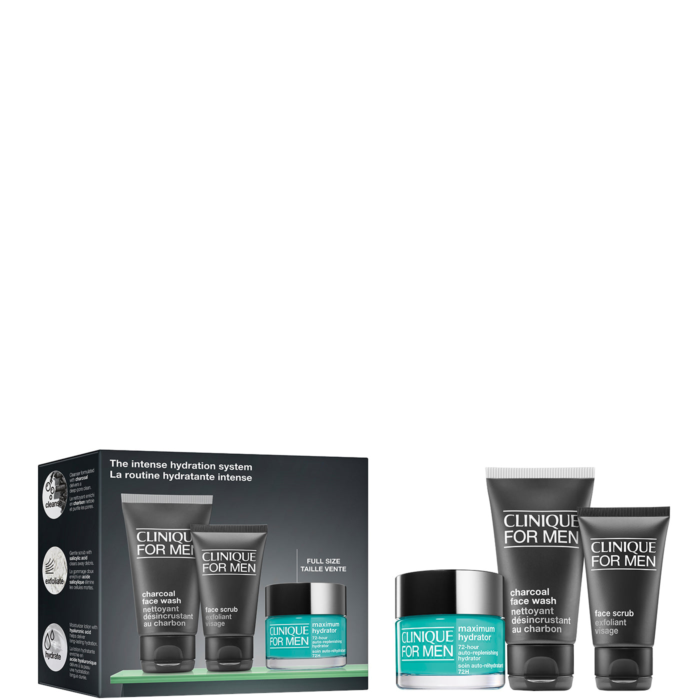 For Men Maximum Hydrator 72 Hour - Crema Gel Viso Idratante Confezione