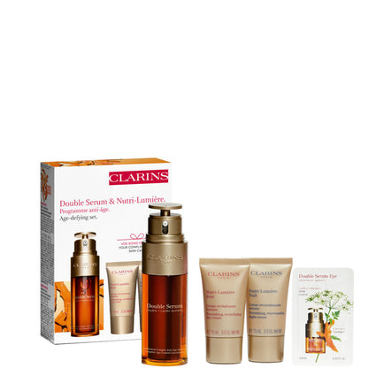 Double Serum & Nutri-Lumière Confezione 50 ML Siero Viso + 15 ML Crema Viso Giorno + 15 ML Crema Viso Notte + 0,90 ML Siero Occhi