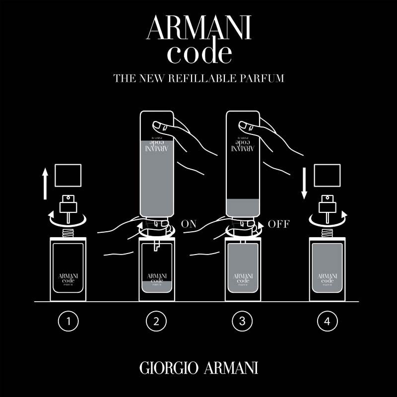 Armani Code Homme Parfum 150 Ricarica