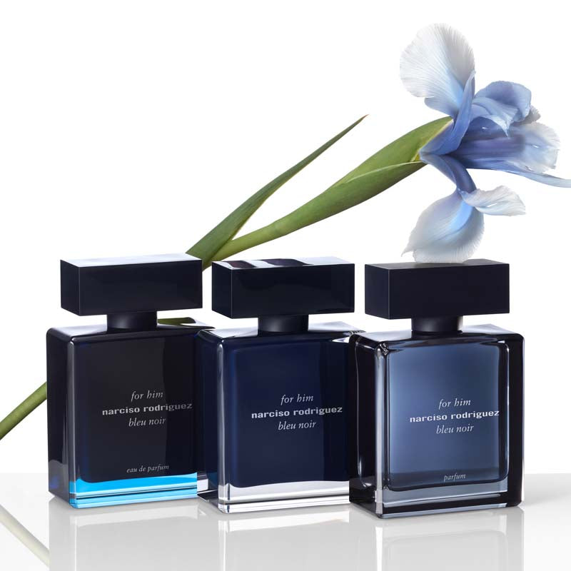 Narciso Rodriguez For Him Bleu Noir EDP Confezione 100 ML Eau de Parfum + 50 ML Shower Gel + 10 ML Travel Spray Eau de Parfum