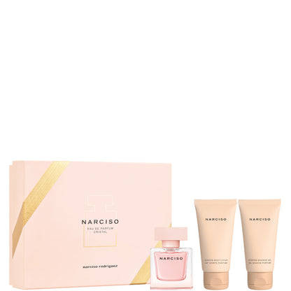 Narciso Cristal Confezione 50 ML Eau de Parfum + 50 ML Body Lotion + 50 ML Shower Gel