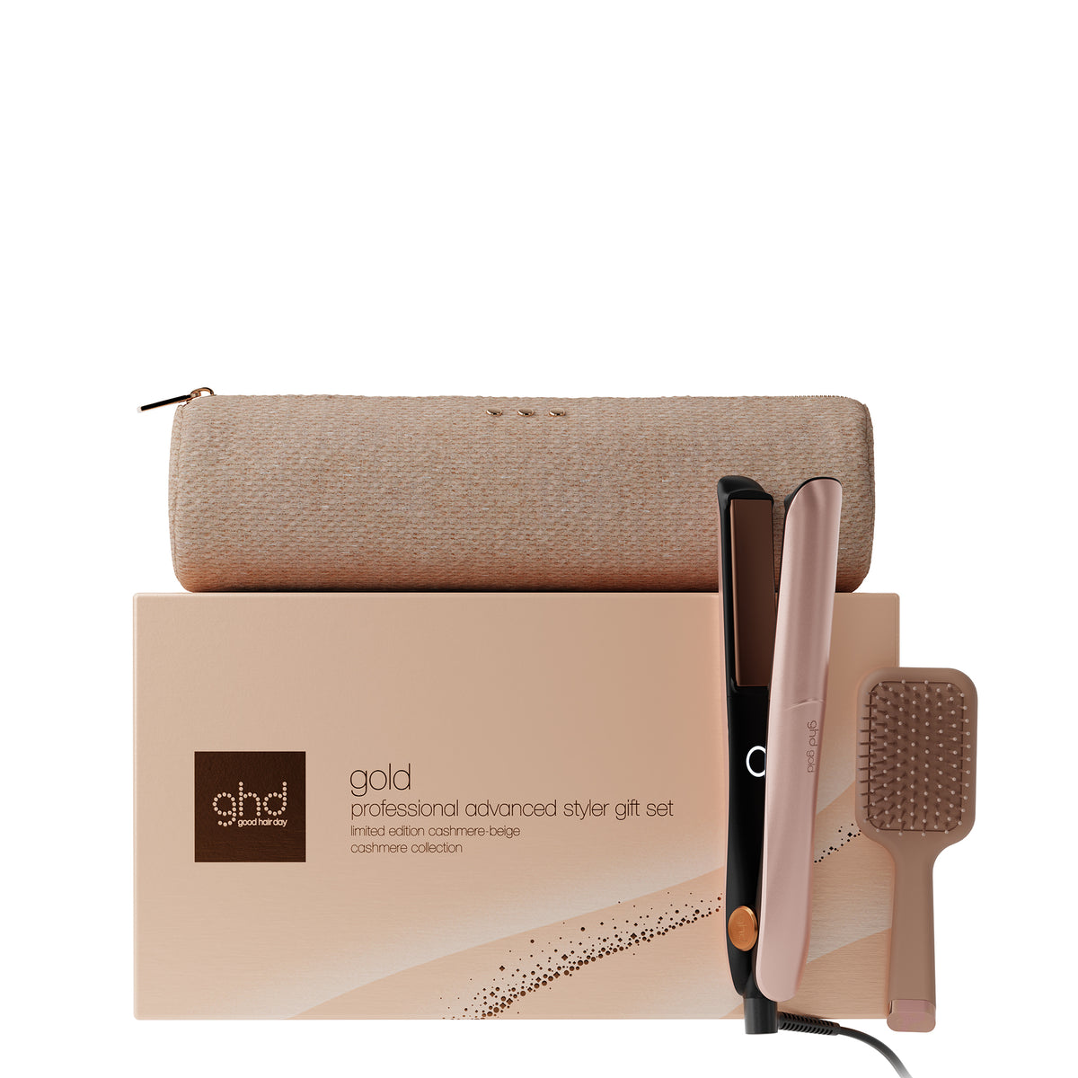 ghd gold gift set in cashmere