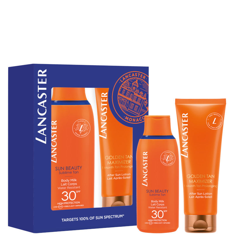 Sun Beauty - Body Milk SPF 30 + Golden Tan Maximizer - After Sun Lotion Cofanetto 175 ML Body Milk SPF 30 + 125 ML After Sun Lotion