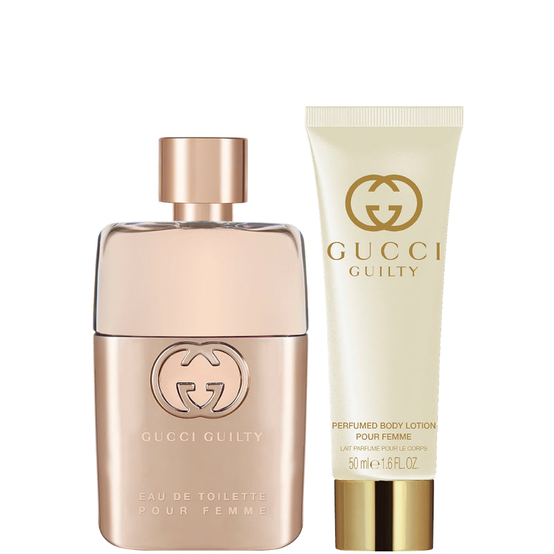 Guilty Pour Femme EDT Confezione 50 ML Eau de Toilette + 50 ML Body Lotion