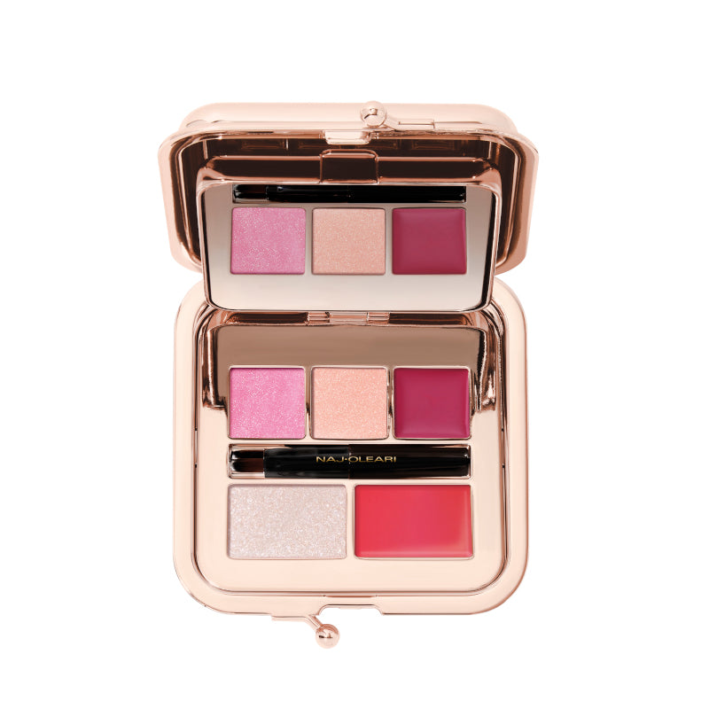 Il portamonete Sweet Pink Make-up Palette Palette viso, occhi, labbra