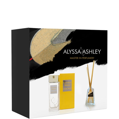 Cashmeran Vanilla Confezione 50 ML Eau de Parfum + 50 ML Profumatore d'Amiente con bacchette