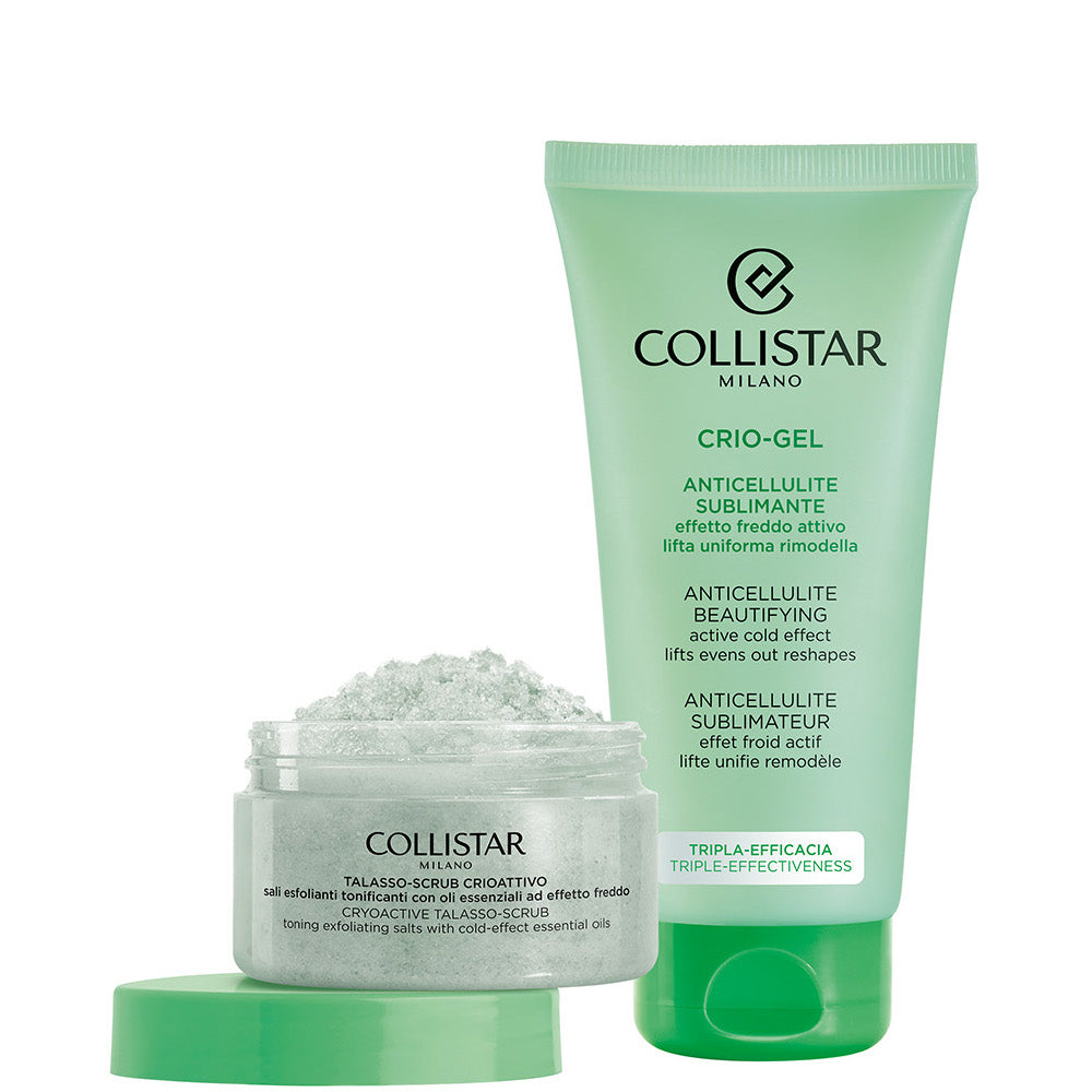 Crio-Gel Anticellulite Sublimante + Talasso-Scrub Crioattivo