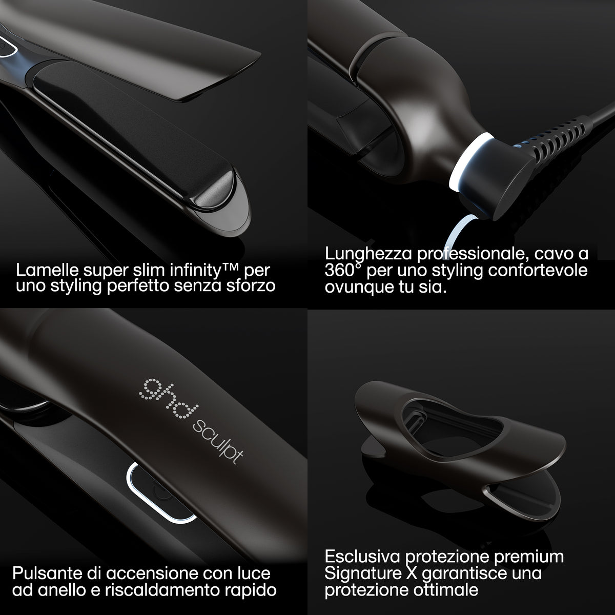 ghd Sculpt styler - piastra per capelli nera