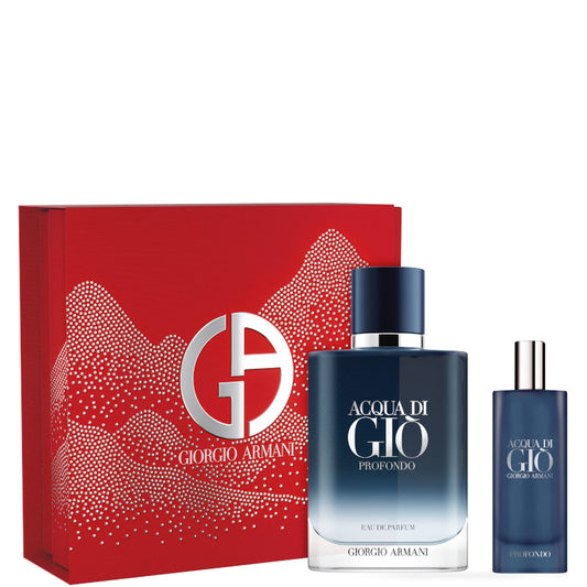 Acqua Di Gio' Pour Homme Profondo Eau de Parfum Confezione 100 ML Parfum + 15 ML Parfum