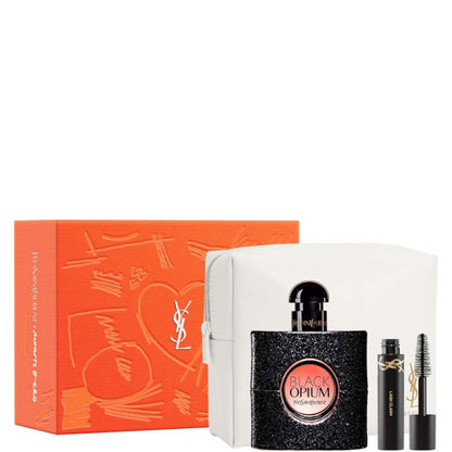 Black Opium EDP Confezione 50 ML Eau de Parfum + Mini Mascara Lash Clash + Pouch