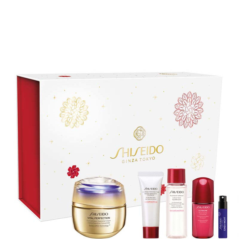 Vital Perfection - Concentrated Supreme Cream HOLIDAY KIT 50 ML Crema Viso + 15 ML Detergente Viso + 30 ML Lozione Viso + 10 ML Siero Viso