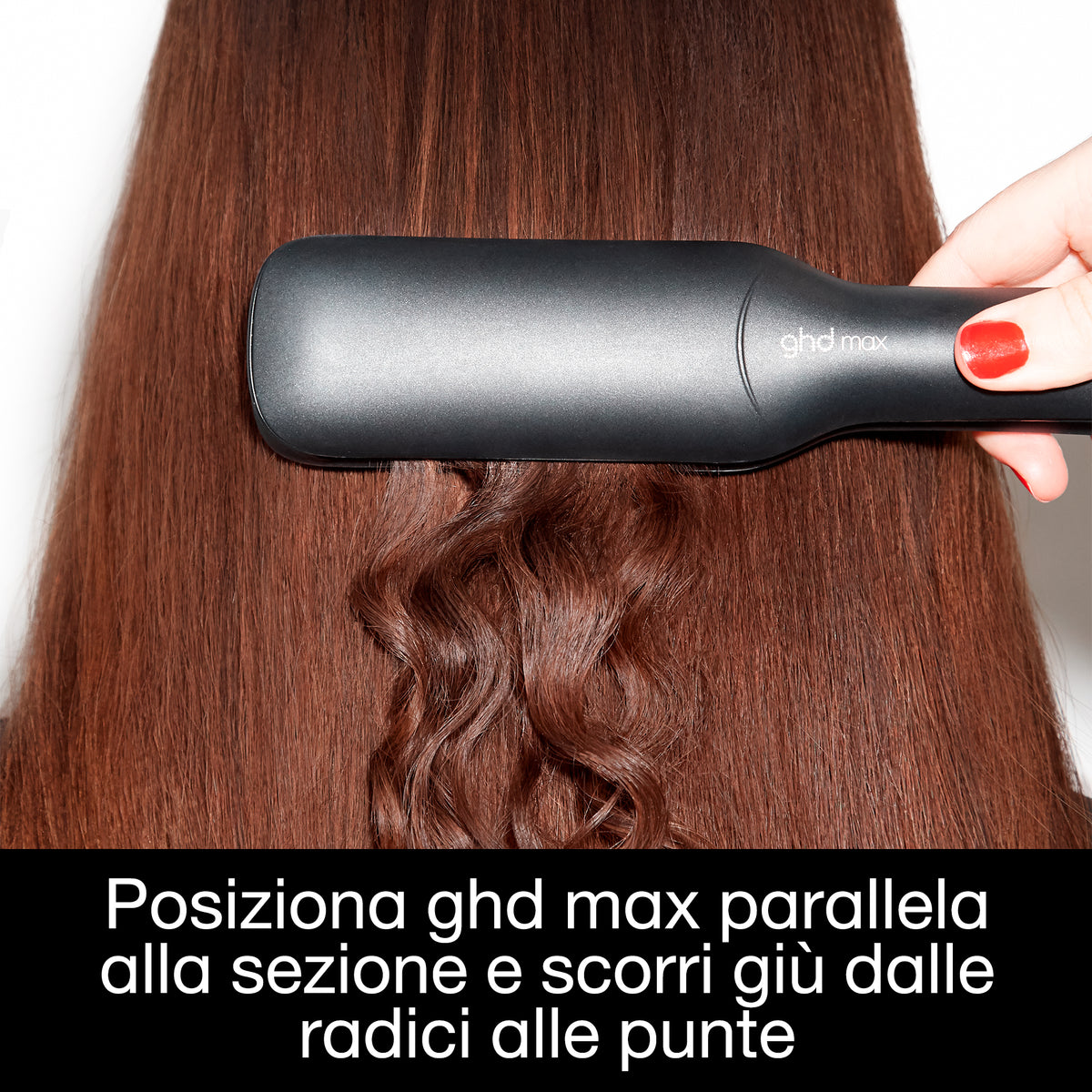 ghd Max - piastra per capelli nera