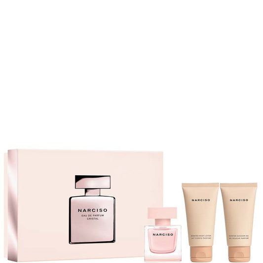 Narciso Cristal Confezione 50 ML Eau de Parfum + 50 ML Body Lotion + 50 ML Shower Gel