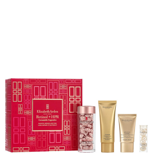 Ceramide Capsule Retinol + HPR Rapid Skin Renewing Serum Confezione 60 capsule Siero Viso + 15 ML Crema Giorno Viso + 50 ML Detergente Viso + 7 Capsule Siero Viso