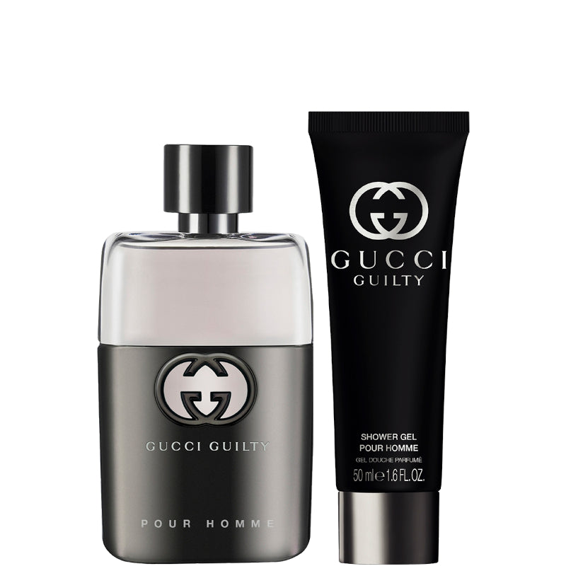 Guilty Pour Homme EDT Confezione 50 ML Eau de Toilette + 50 ML Shower Gel