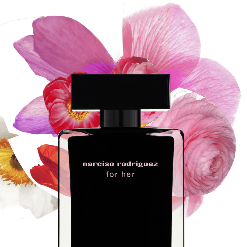 Narciso Rodriguez For Her EDT Confezione 100 ML for her Eau de Toilette + 10 ML for her PURE MUSC eau de parfum purse spray