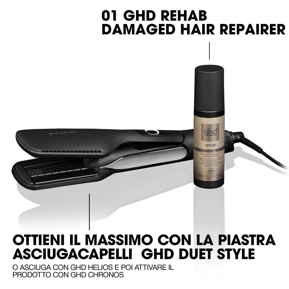 ghd rehab damaged hair repairer - siero riparatore per capelli danneggiati
