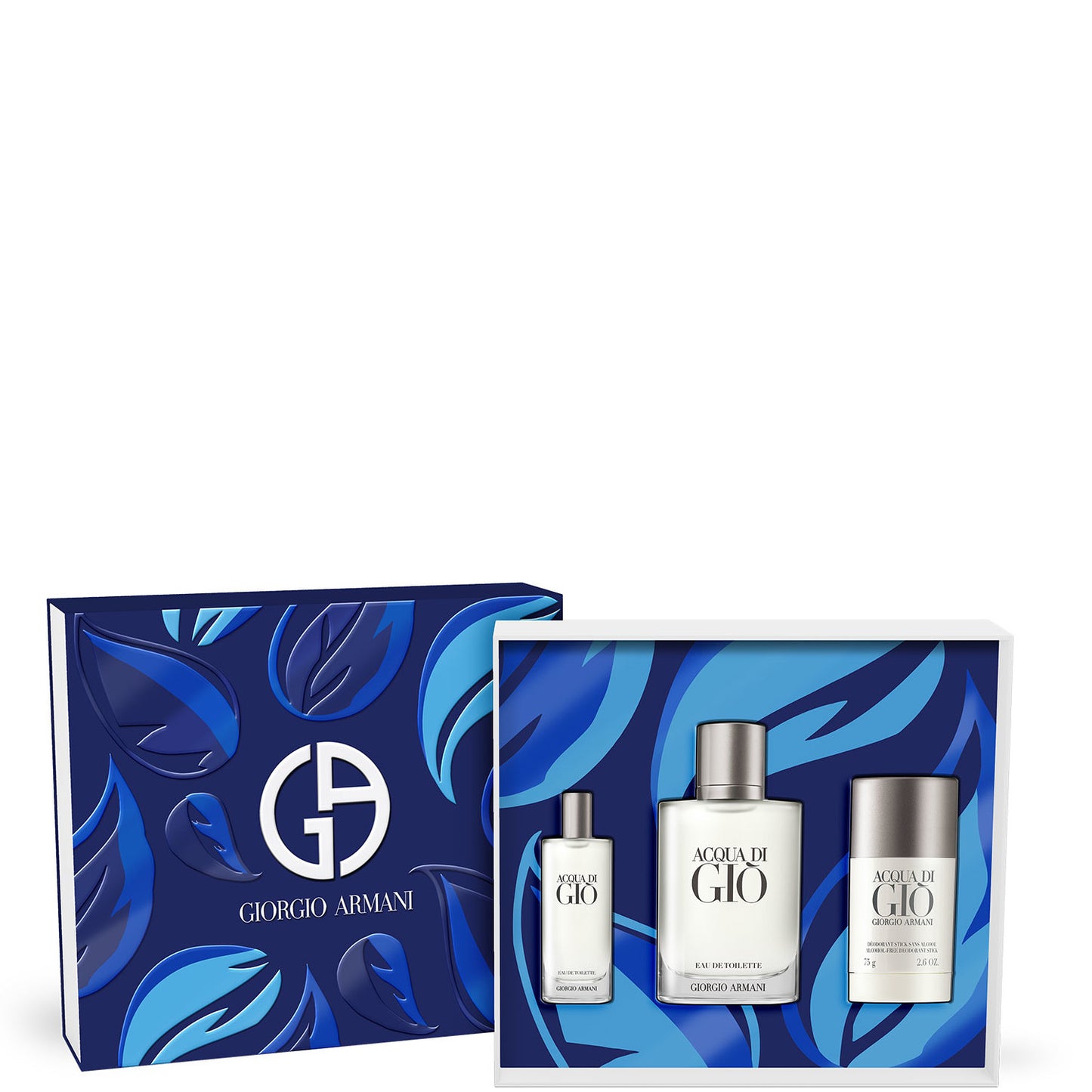 Acqua Di Giò Pour Homme Cofanetto 100 ML Eau de Toilette + 15 ML travel size + 75 gr deodorante stick