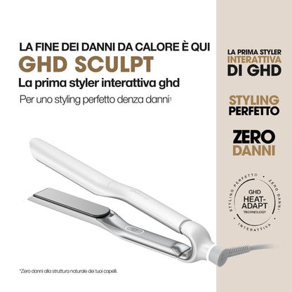 ghd Sculpt styler - piastra per capelli bianca