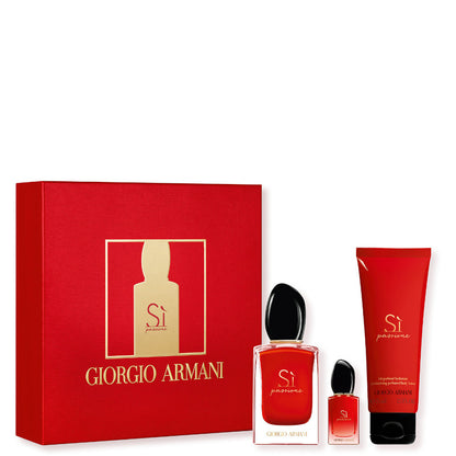 Armani Si Passione Confezione 50 ML Eau de Parfum + 7 ML Eau de Parfum Miniatura + 75 ML Latte Corpo