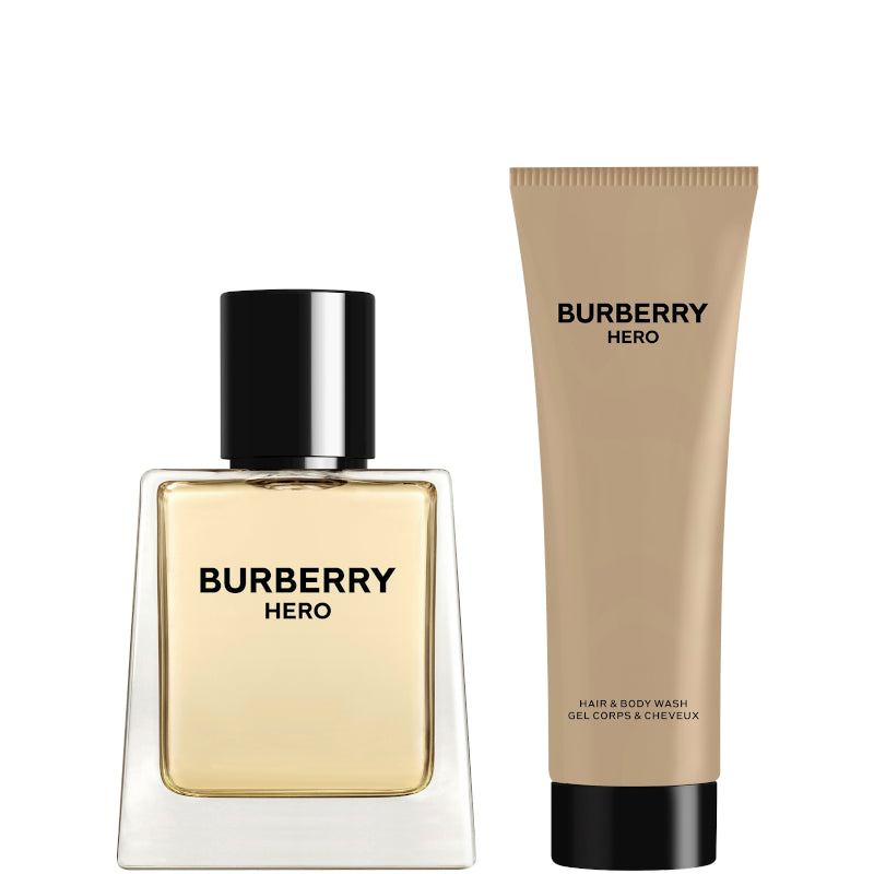 Burberry Hero EDT Confezione 50 ML Eau de Toilette + 75 ML Shower Gel