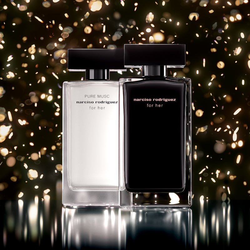 Narciso Rodriguez For Her Pure Musc Confezione 50 ML Eau de Parfum + 50 ML Body Lotion + 50 ML Shower Gel