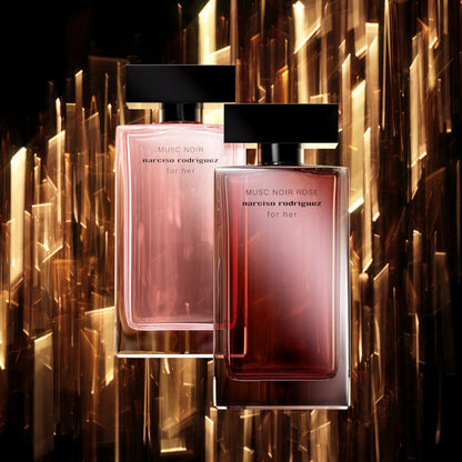 Narciso Rodriguez For Her MUSC NOIR ROSE Confezione 50 ML Eau de Parfum + 50 ML Body Lotion + 50 ML Shower Gel