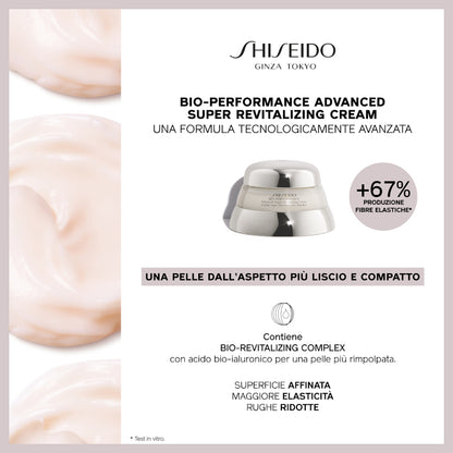 Bio-Performance Advanced Super Revitalizing Cream Confezione 50 ML Crema Viso Giorno + 15 ML Detergente Viso + 30 ML Lozione Viso + 10 ML Siero Viso + 3 ML Siero Contorbo Occhi