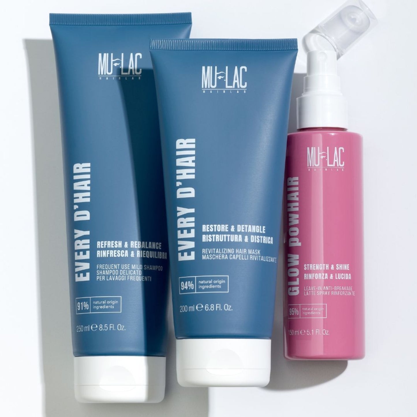 Mulac GLOW powHAIR Latte Spray Rinforzante