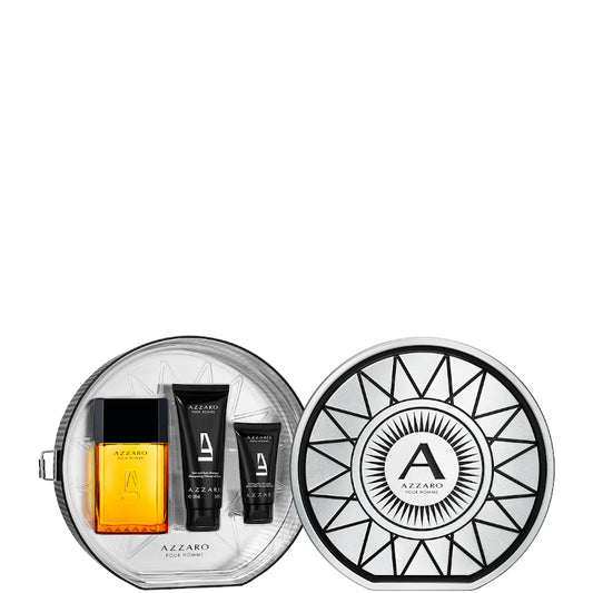 Azzaro pour Homme Confezione 100 ML Eau de Toilette + 100 ML Hair & Body Shampoo + 50 ML After Shave Balm