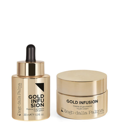 Gold Infusion Kit - Scrigno di Giovinezza 45 ML Crema Viso + 30 ML Siero Viso