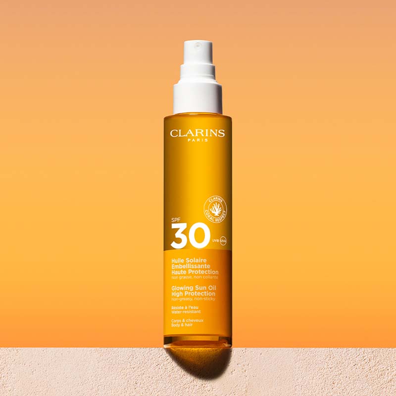 Huile Solaire Embellissante Haute Protection SPF 30