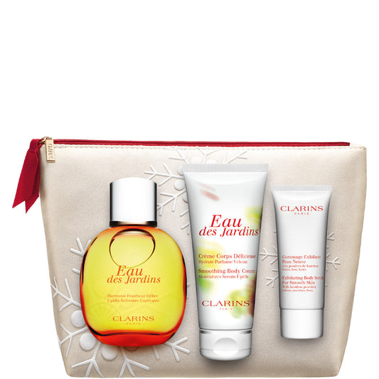 Eau des Jardins Confezione 100 ML Acqua Profumata + 100 ML Body Cream + 30 ML Esfoliante Corpo