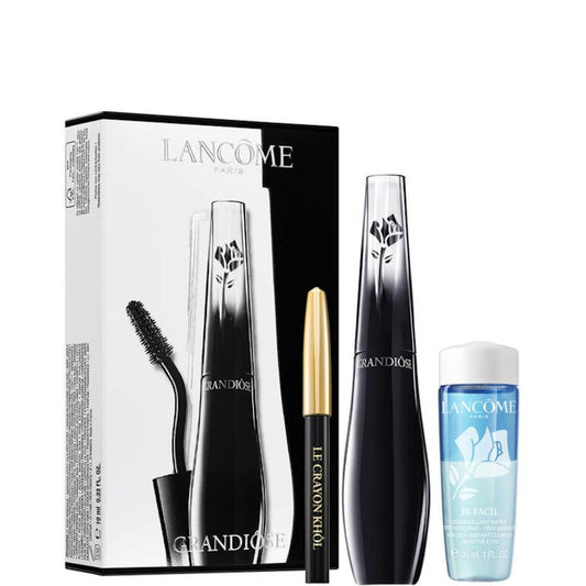 Grandiôse - Mascara Lunghezza, Curvatura e Volume Confezione Mascara Nero 01 + Mini Cryon Khol Noir + 30 ML Bi-Facil Struccante