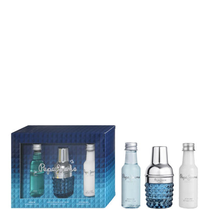 Pepe Jeans For Him Confezione 30 ML Eau de Toilette + 50 ML Shower gel + 50 ML After Shave Balm