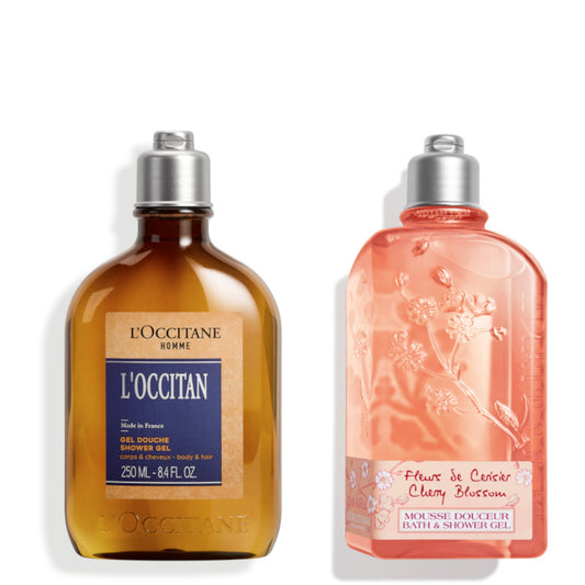 Un Voyagè à deux en Provence 250 ML Gel Doccia Uomo + 250 ML Gel Doccia Donna