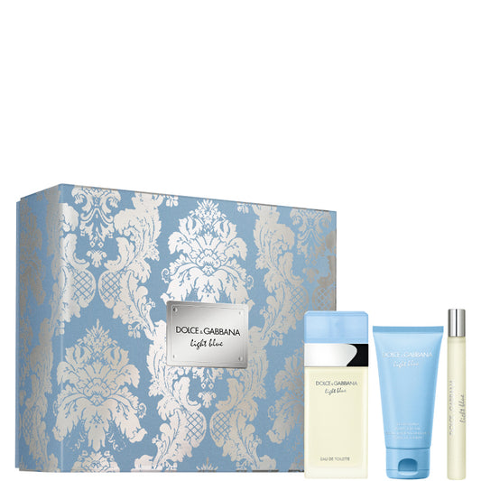 Light Blue Pour Femme Confezione 50 ML Eau de Toilette + 50 ML Body Cream + 10 ML Eau de Toilette